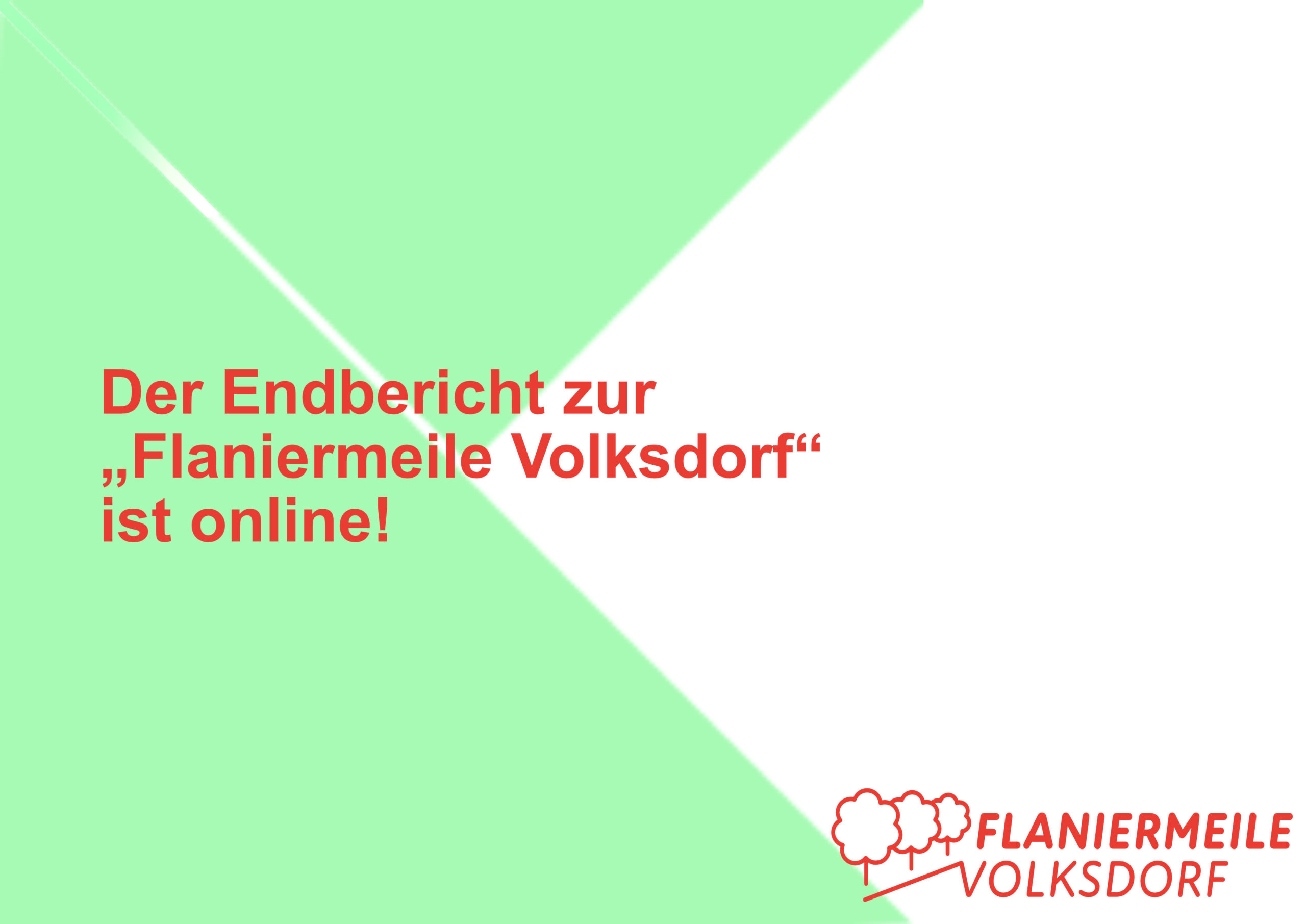 Flaniermeile Volksdorf ist abgeschlossen