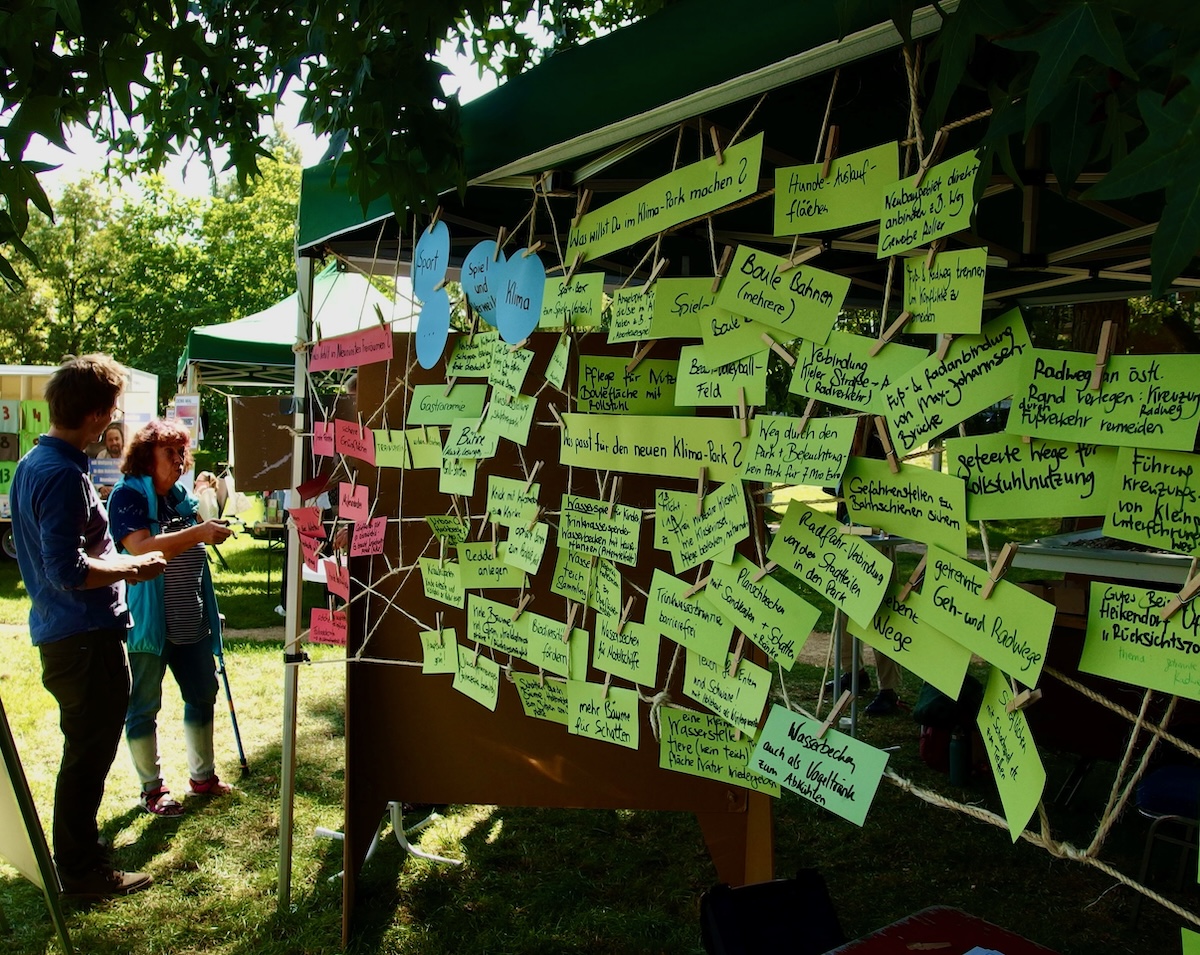 Klimatag in Neumünster: Ein Netz voller erster Ideen für den „Klimapark“