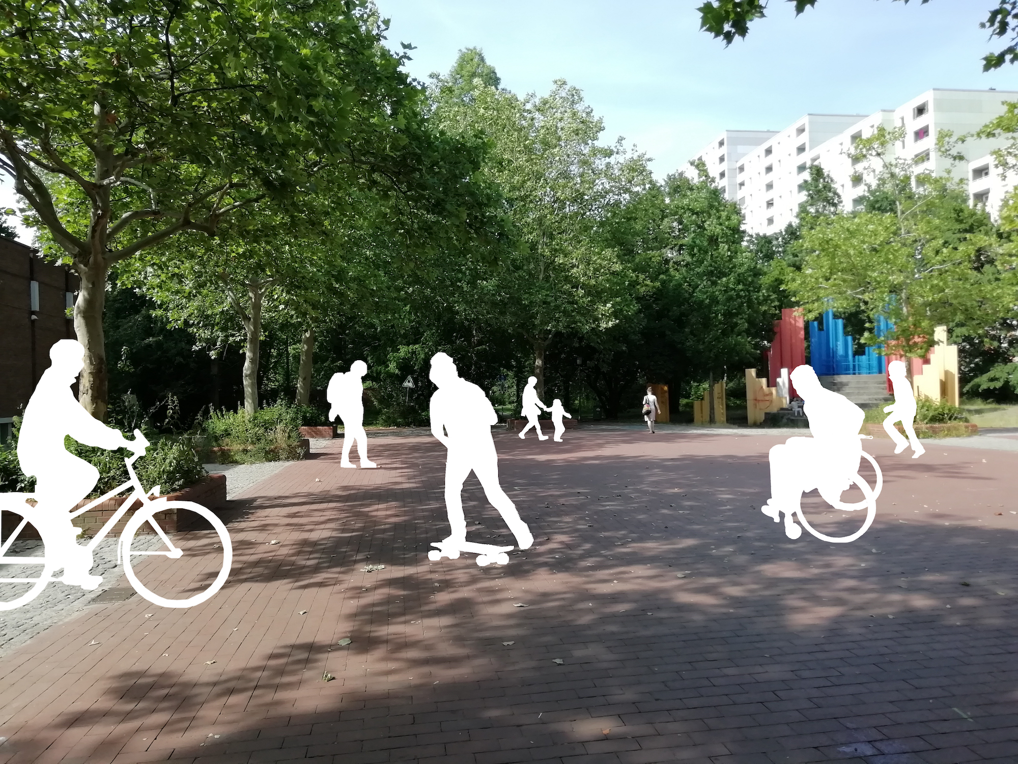 Fusswege für alle Nutzer