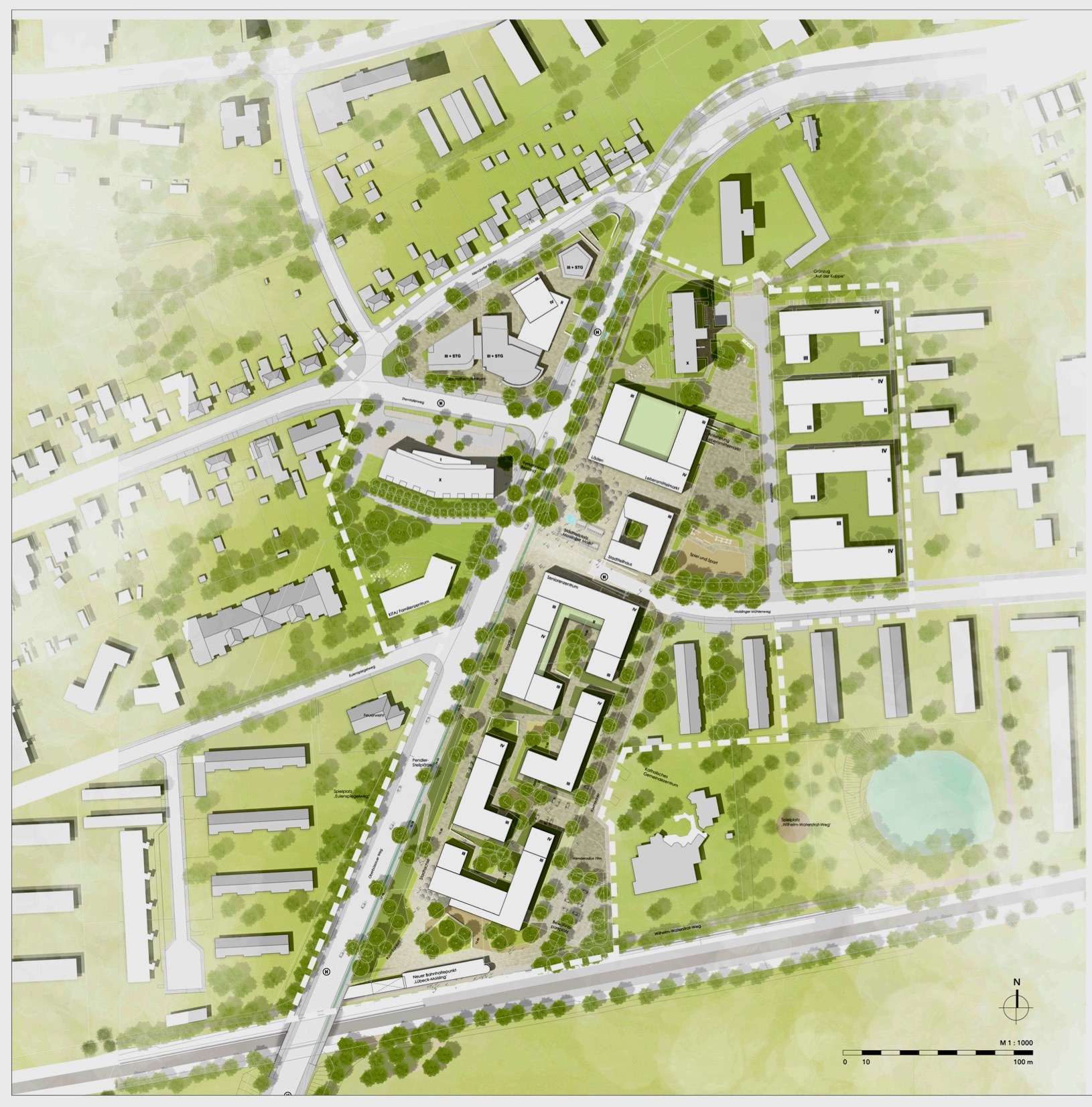 Vorstellung der städtebaulichen Rahmenplanung “Neue Mitte” Moisling