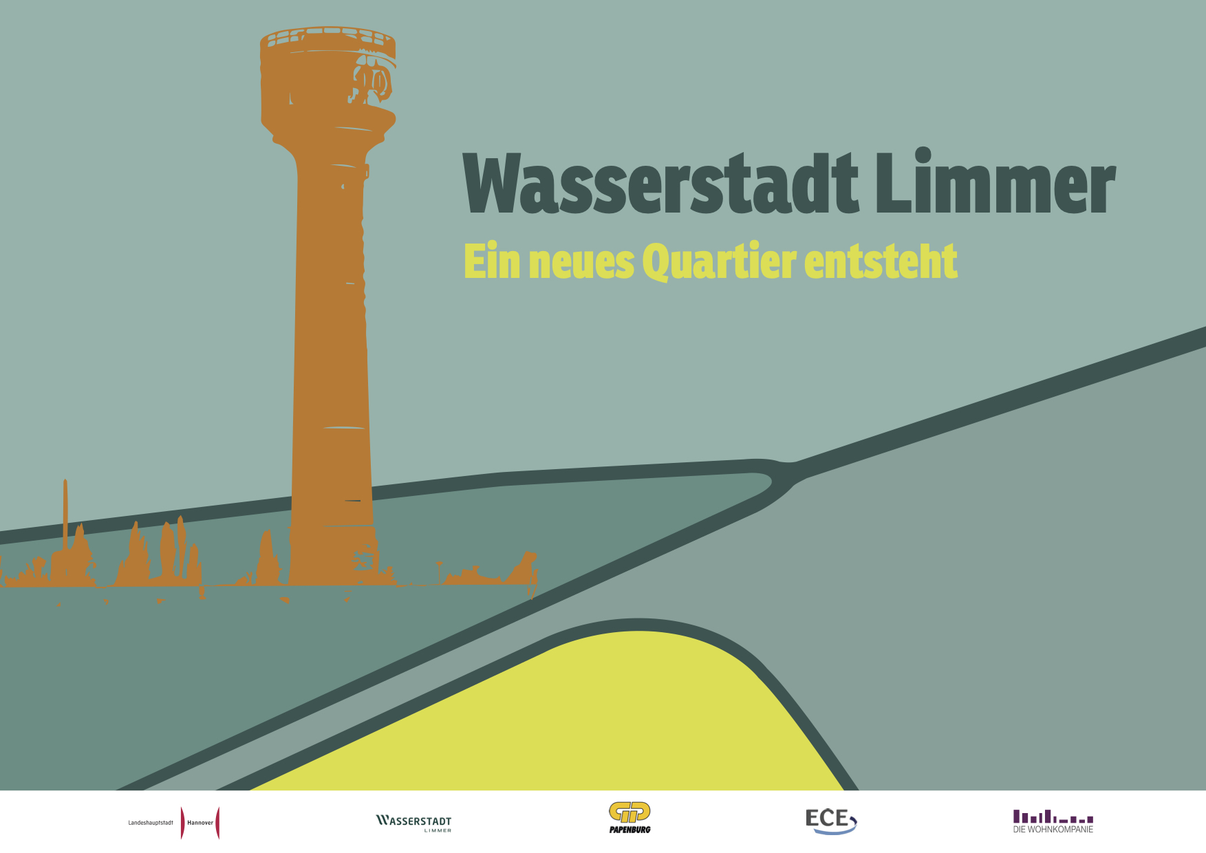 Abbildung vom Conti-Turm vor grünem Hintergrund