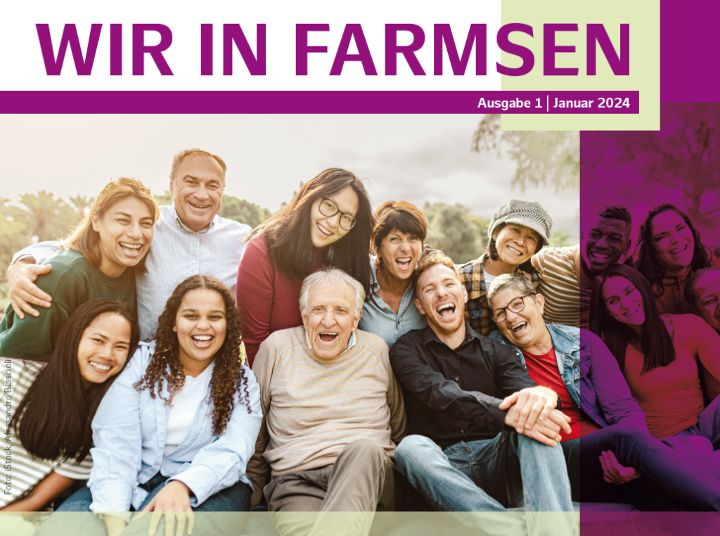 Titelbild der Stadtteilzeitung "Wir in Farmsen"