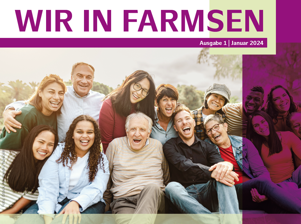 Titelbild der Stadtteilzeitung "Wir in Farmsen"